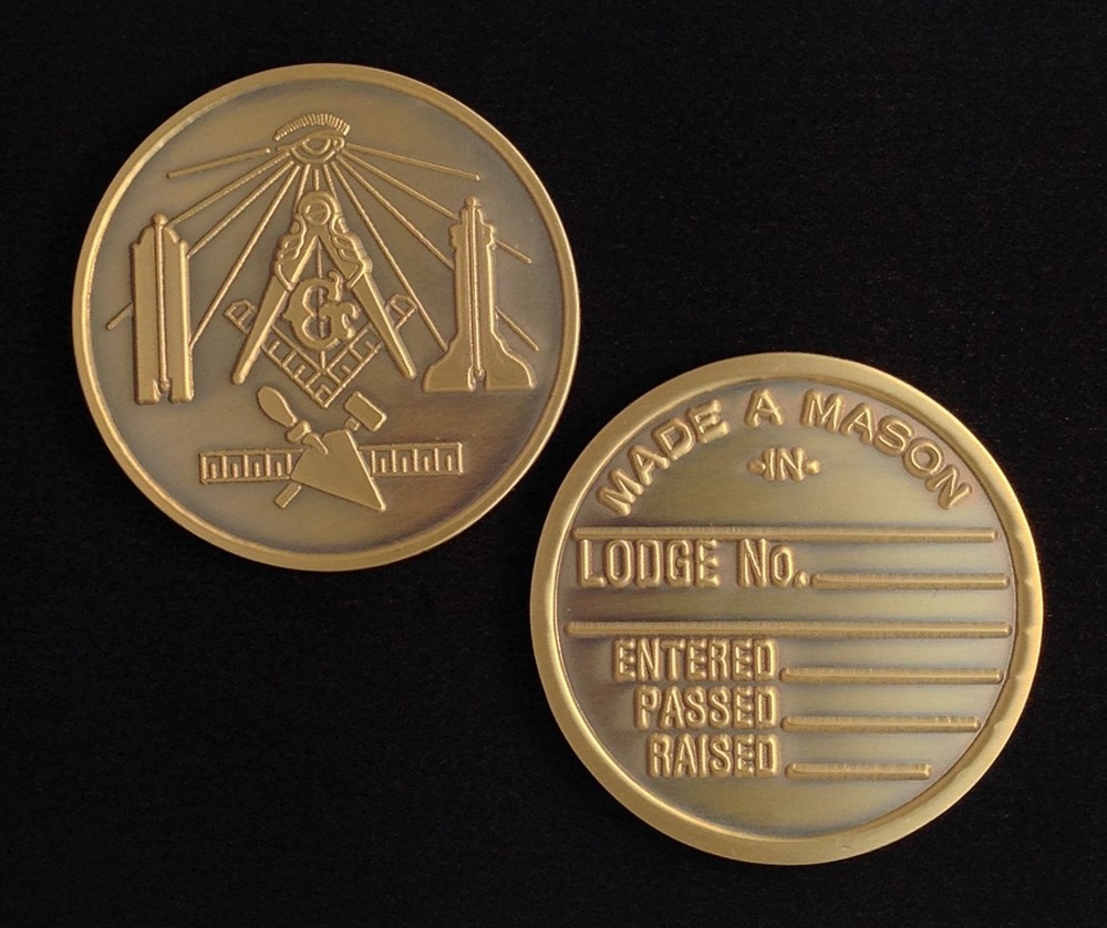Masonic Medallion Pocket Coin (MM-MD)