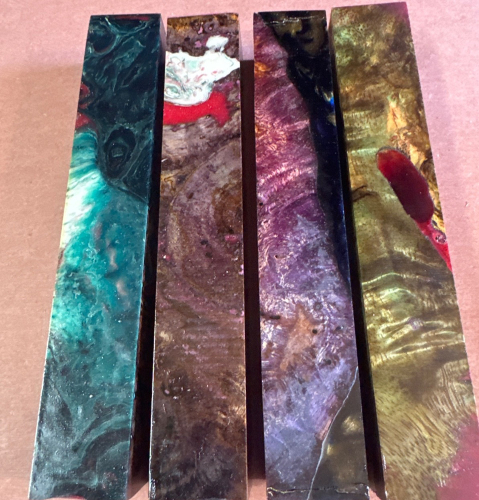 STABILIZED HYBRID MANGO BURL, PENBLANKS TOOL HANDLES MB146