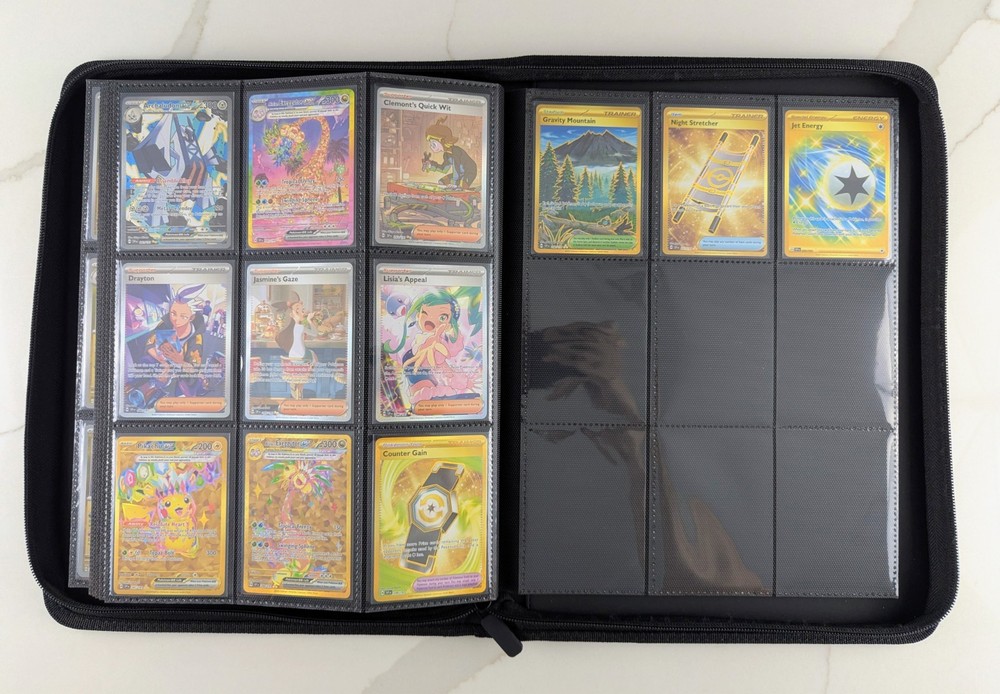 Pokémon Surging Sparks Complete Master Set /w Binder + Promos!