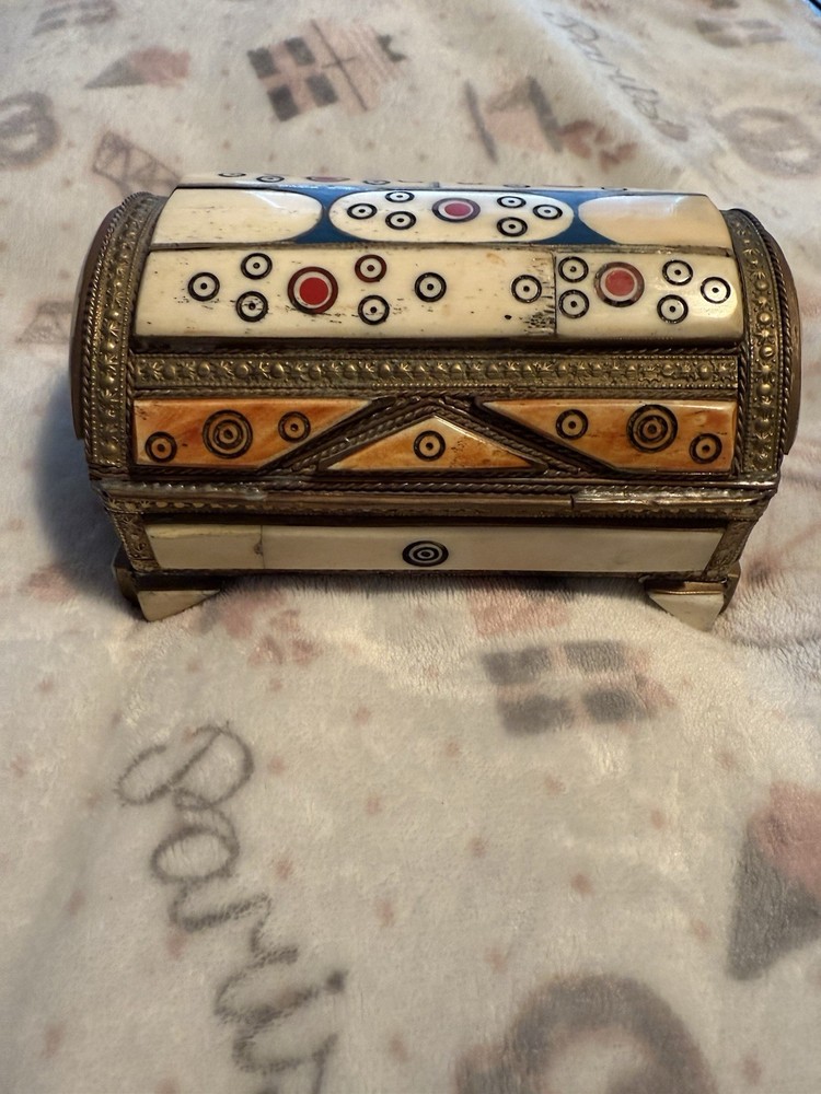 Moroccan Camel Bone Jewelry Box