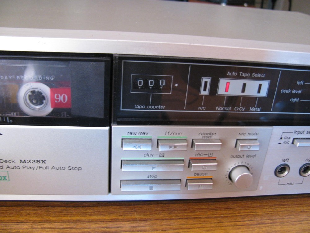 Technics RS-M228X 2 Head Cassette Deck Recorder Tested Full Function Works