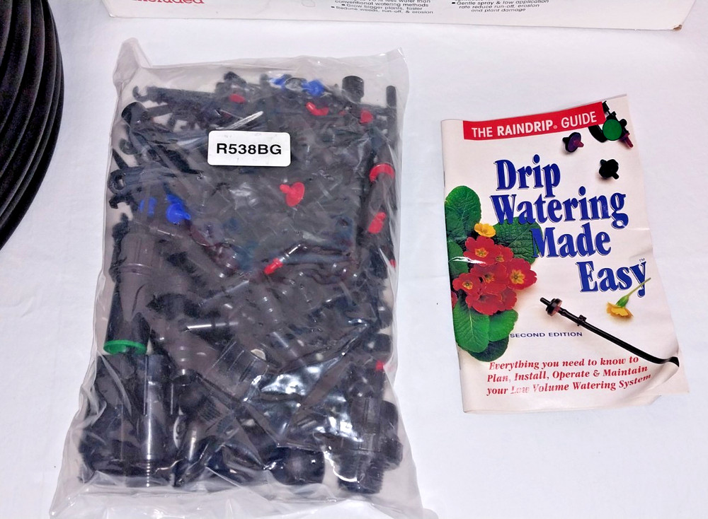 Raindrip Drip Watering Plus Super Saver Kit #93085/R538D 200ft Irrigation System