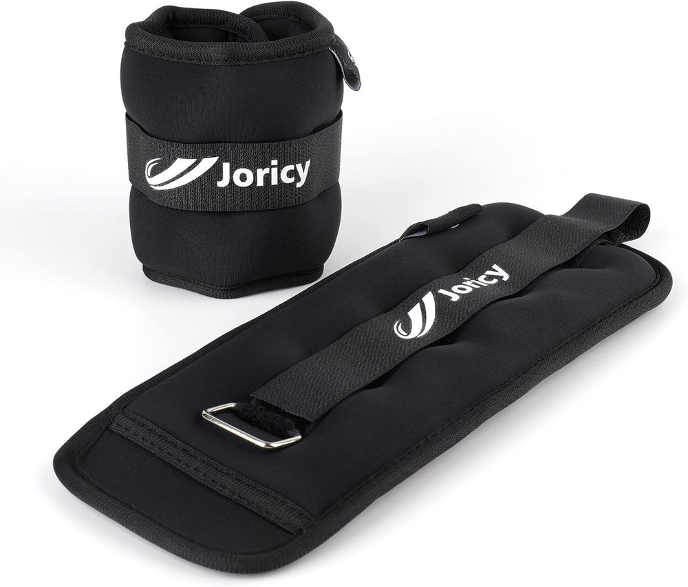 Adjustable Ankle Weights Pair 10LBS for Strength Training and Physical Therapy