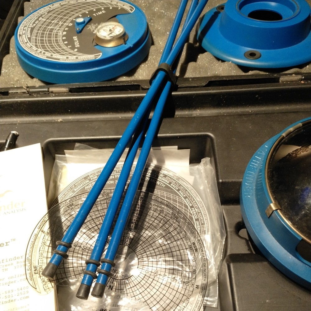 Solar Pathfinder Site Analysis Tool Kit with Tripod PlasticStorage Carry Case