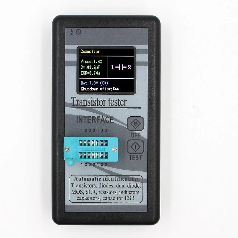 Multi-purpose Transistor Tester Diode Thyristor Capacitance Resistor Inductance