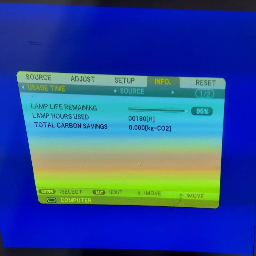 NEC NP115 DLP Desktop Projector 180 Lamp Hours