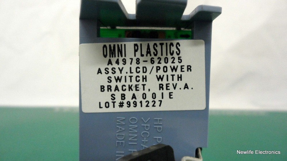 HP A4978-62025 LCD Display with Power Switch w/ Bracket