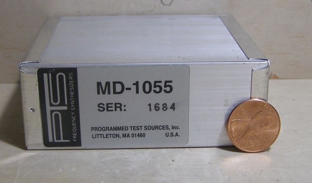 PTS MODULE MD-1055 ... S/N:1684 ... COMES FROM PTS FREQ. SYNTHESIZER