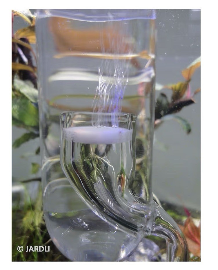 Glass Inline CO2 Atomizer Diffuser System for Aquarium Planted Tank