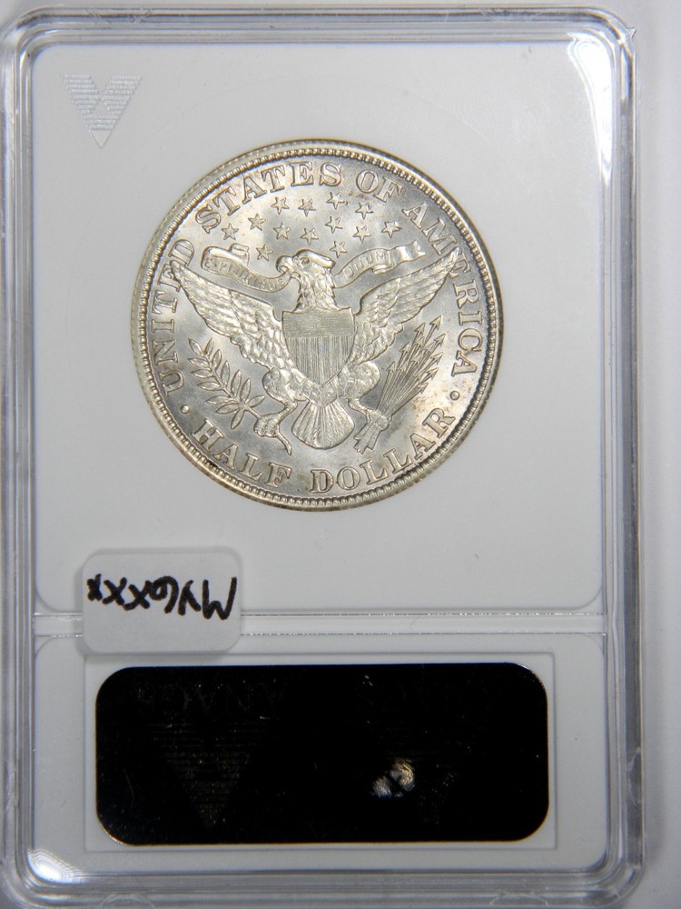 1909 BARBER HALF DOLLAR ~ ANACS MS61 ~ **UNDERGRADED GEM?!**