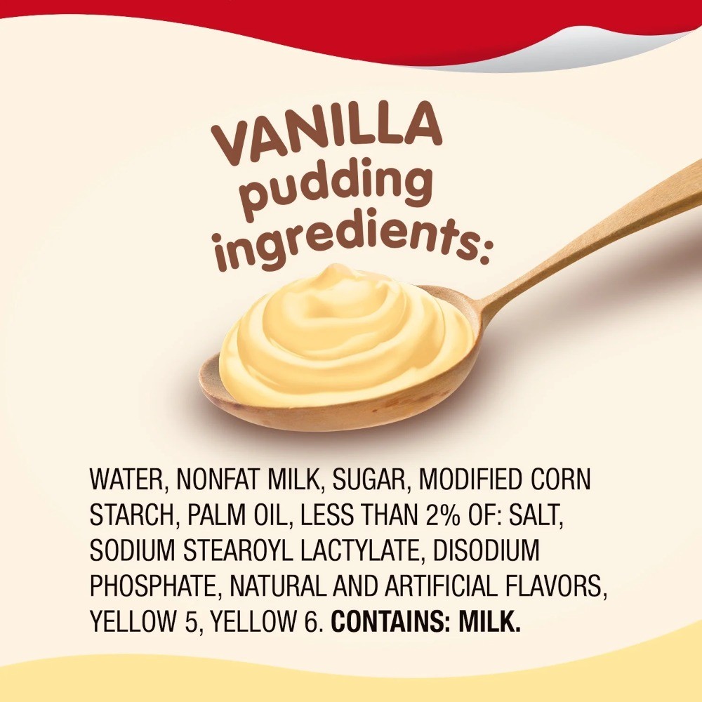(4 pack) Snack Pack Super Size Vanilla Pudding, 5.5 oz Pudding Cups, 6 Count
