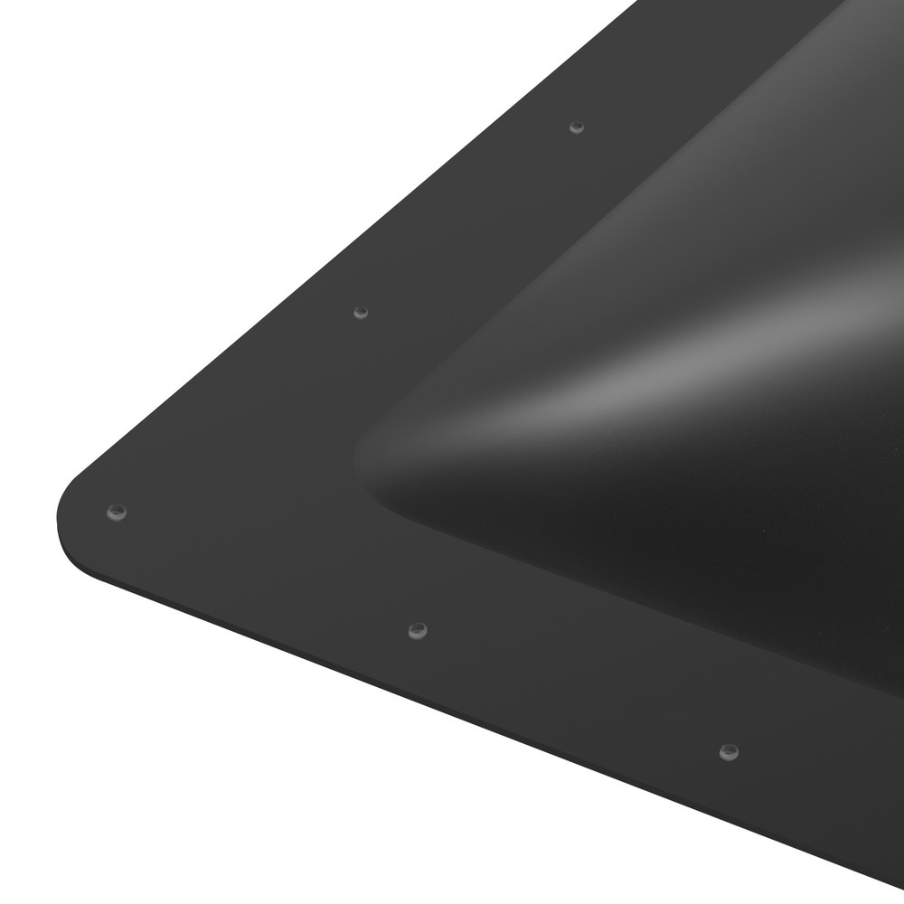 Universal RV Skylight Dome, 26in × 26in, Premium PC Material, Easy Install