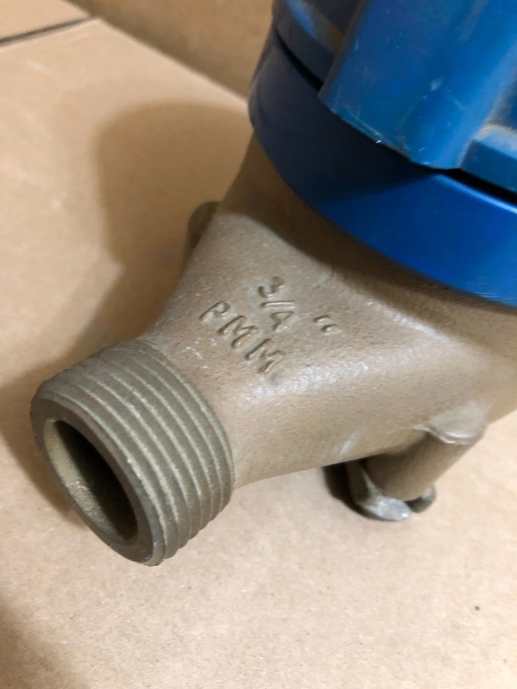 Precision Meters 3/4" MM Series Meter BLUE CAP