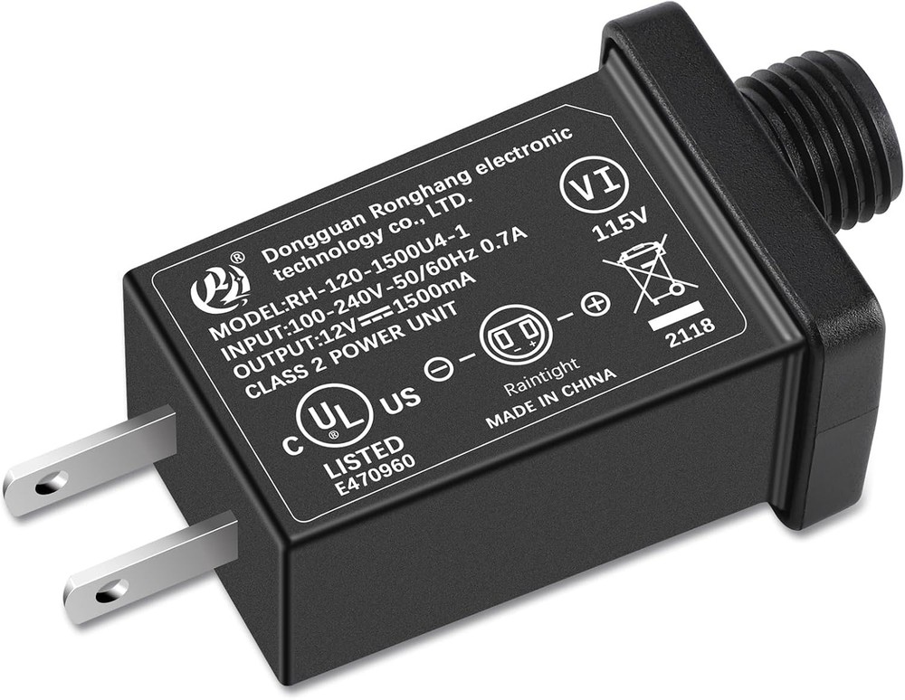 Replacement Inflatable Adapter 1.5A Power Supply US Plug