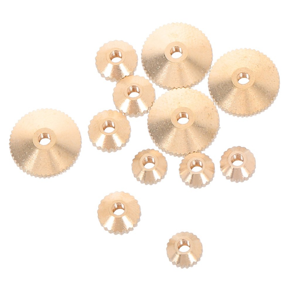 12 Pcs Clock Dial Movement Nut Diy Accessory Fixing Making Parts