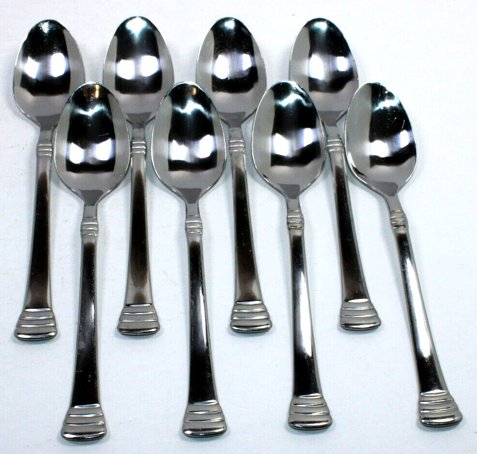 38 Pce. Hampton Silversmiths HSV131 Stainless Flatware, Fork, Knife, Spoon