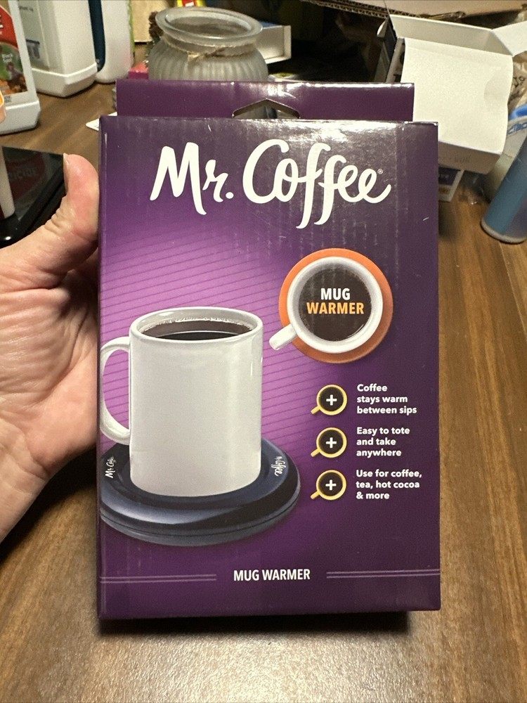 Mr. Coffee Electric Warming Mug Plate/Mug Warmer- Coffee,tea,hot Chocolate