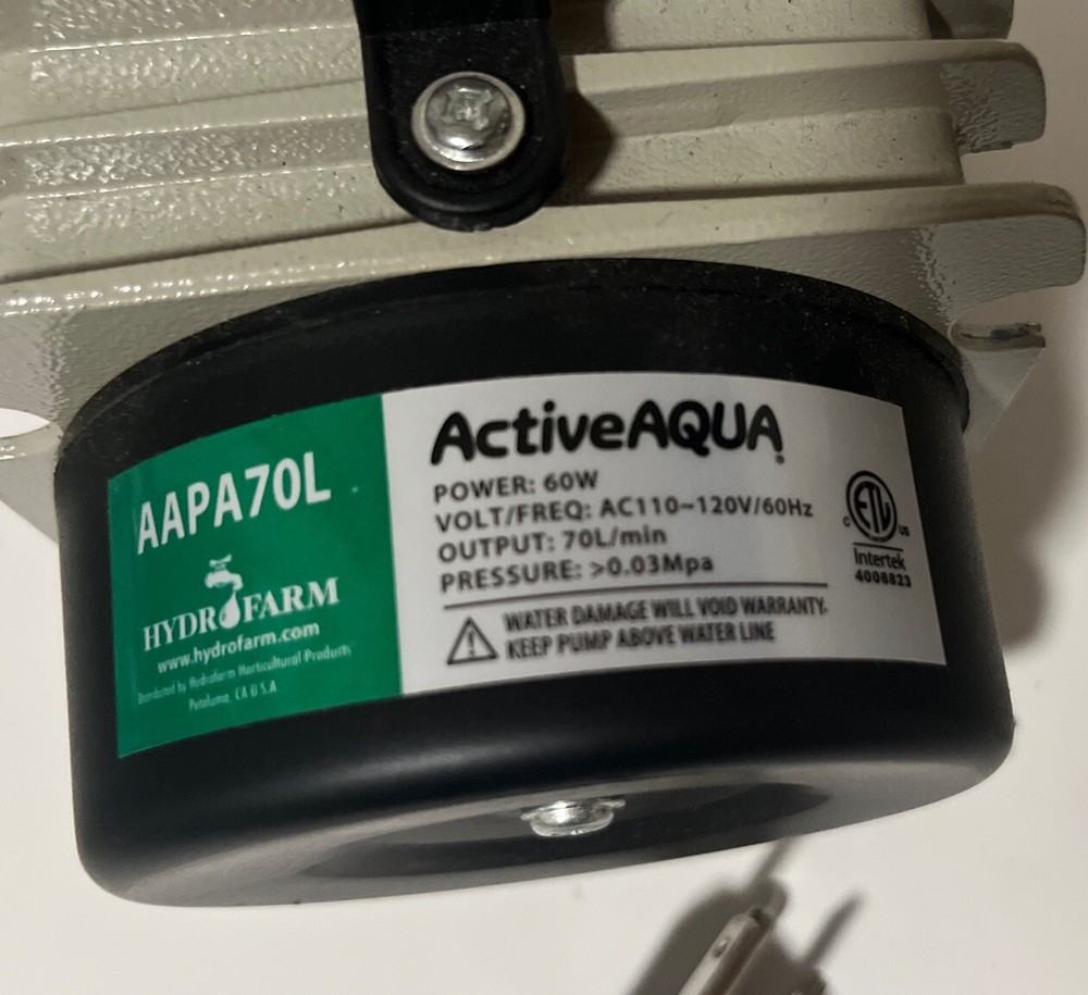 hydrofarm active aqua Air Pump