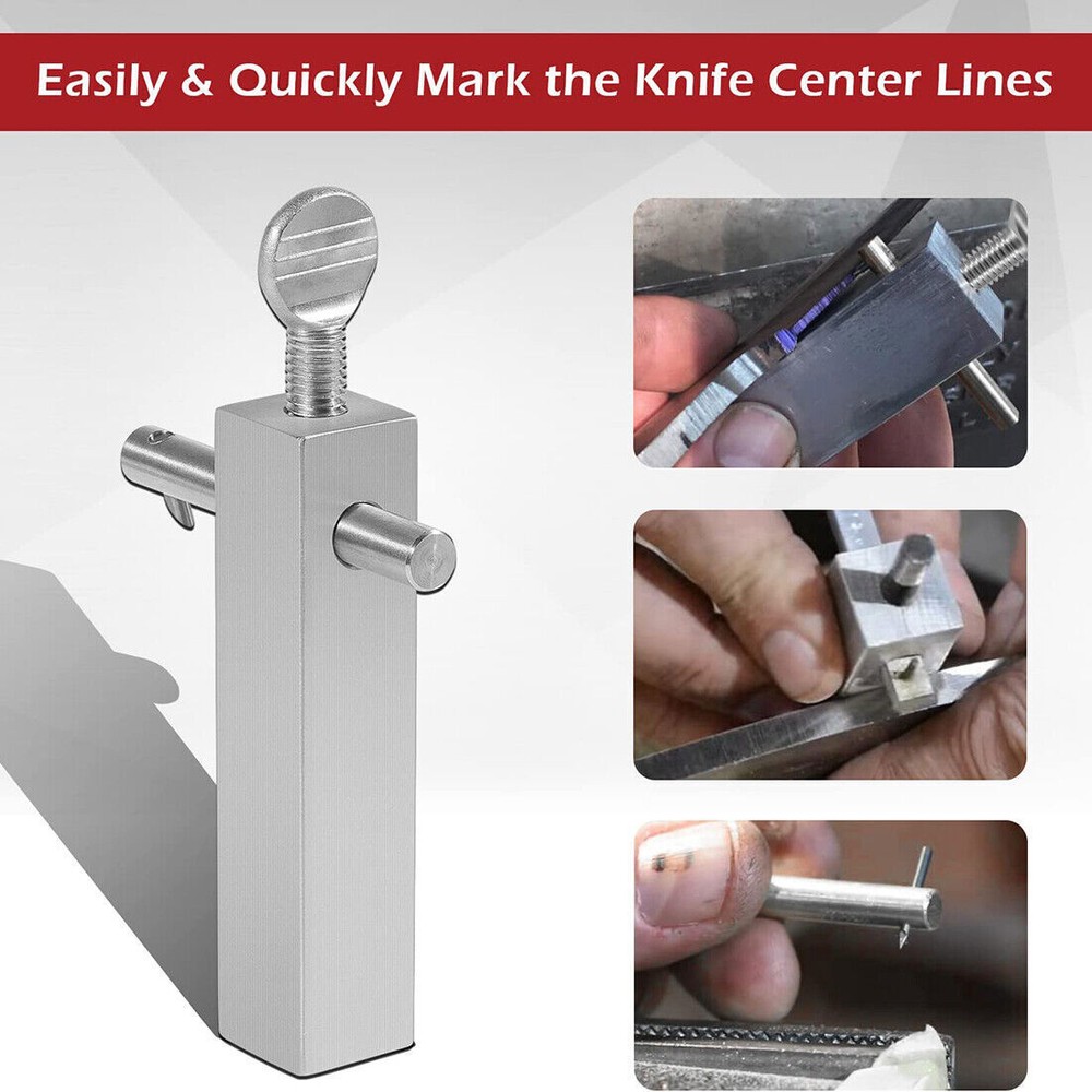 Knife Maker's Center Scribe Edge Line Scriber for Belt Grinder Blade Making Tool