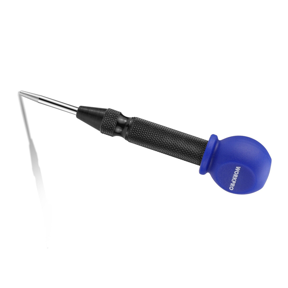 WORKPRO 5" Automatic Center Punch Adjustable Spring Loaded Center Punch forMetal