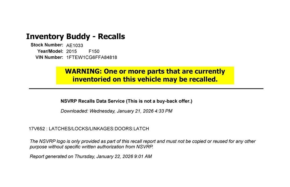 15 FORD F150 3.5L LOWER AIR SHUTTER