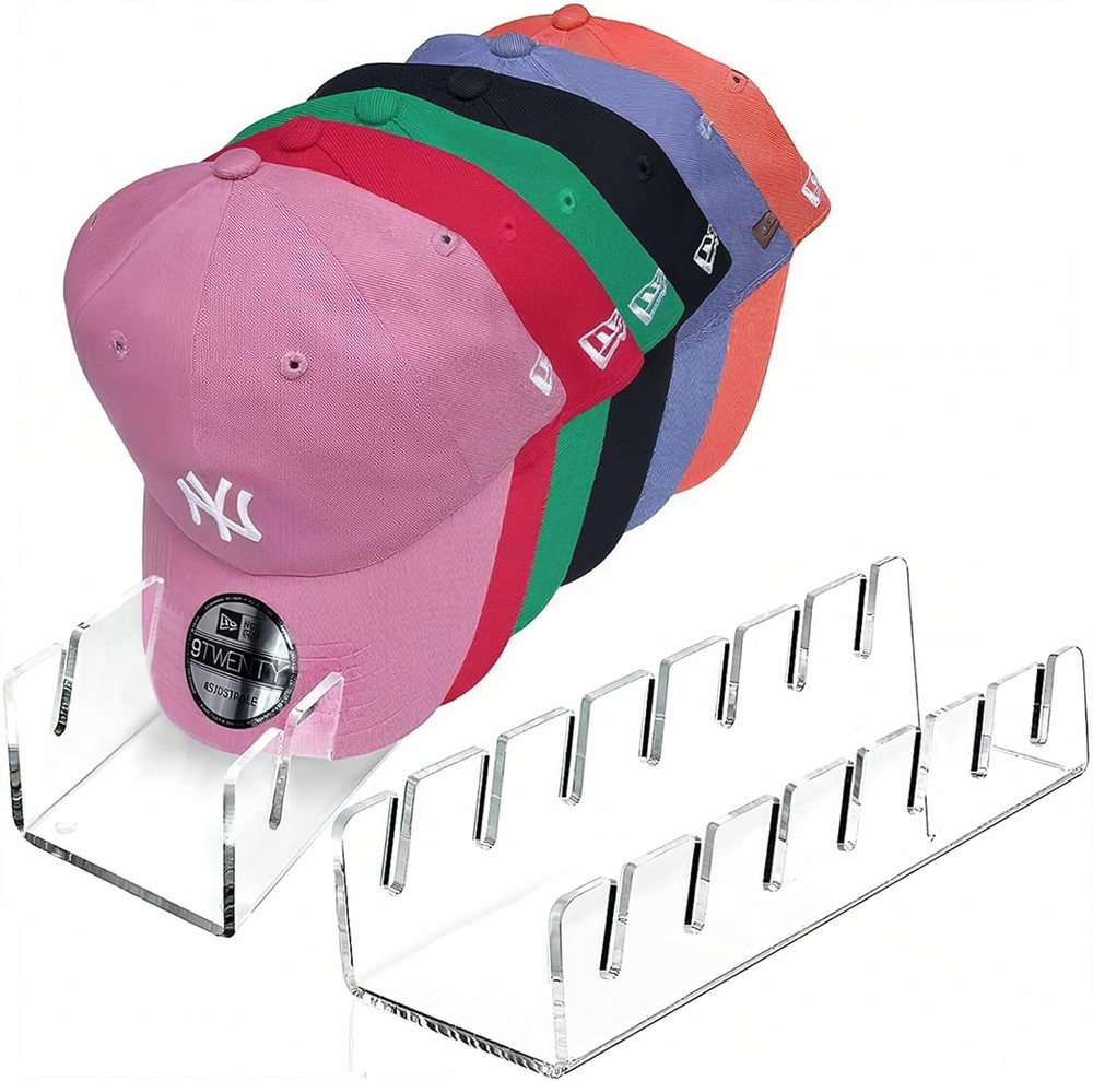 Hat Organizer for Baseball s, No Install Acrylic Hat Stand