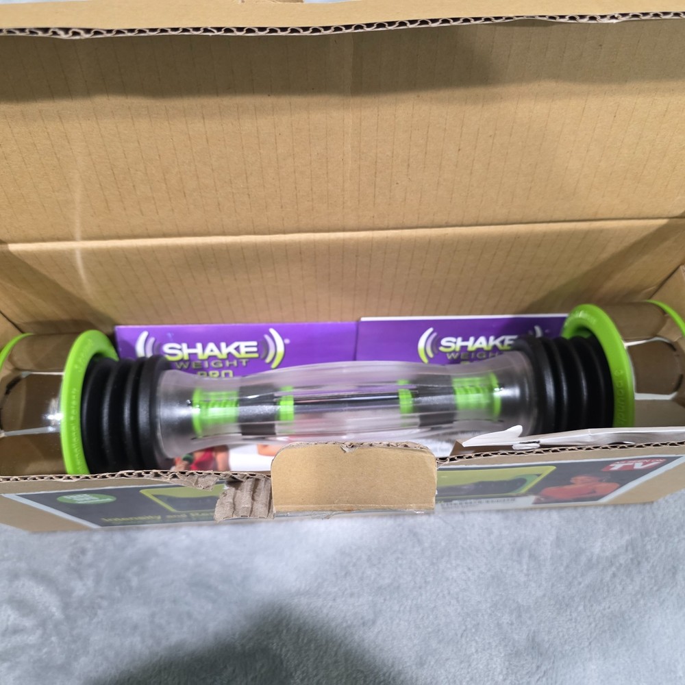 NEW Shake Weight Pro Green w/ Clear Handle & Digital Counter -