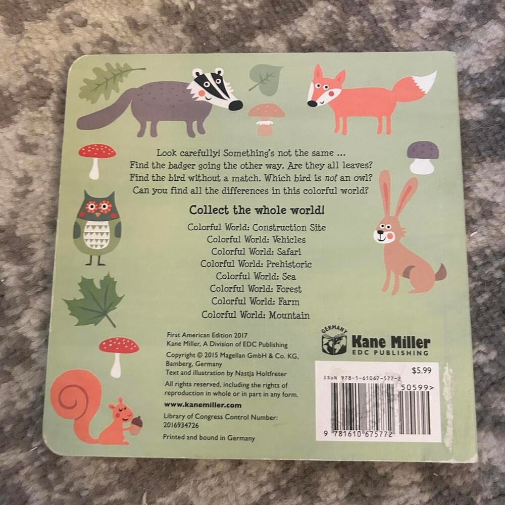 Scholastic Board Books Words and Differences
