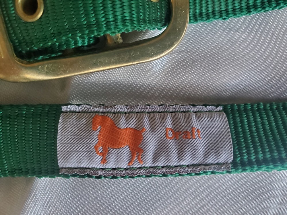 Hamilton 1” Nylon Halter Draft (x-Large) size Green NWT