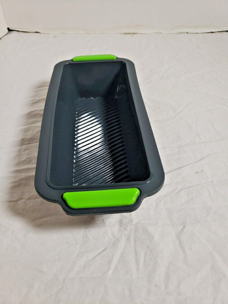 Silicone Bakeware Bread Mold Pan Non-Stick 9"x4" Rectangular Loaf Baking BLK_BV