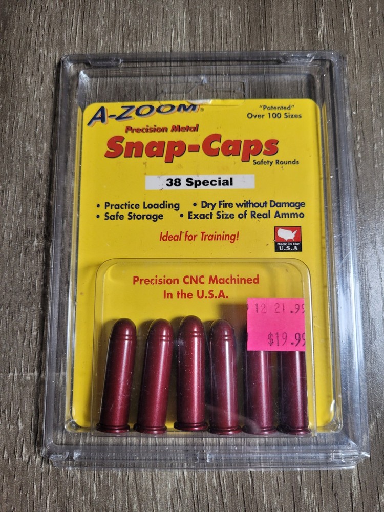 A-Zoom .38 Special Snap Caps, Practice Reloading And Dry-Fire