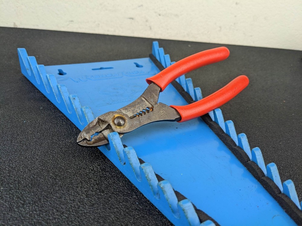 #bl907 Snap-on Tools PWCS7ACF 7" long Orange Wire Stripper Crimper Cutter