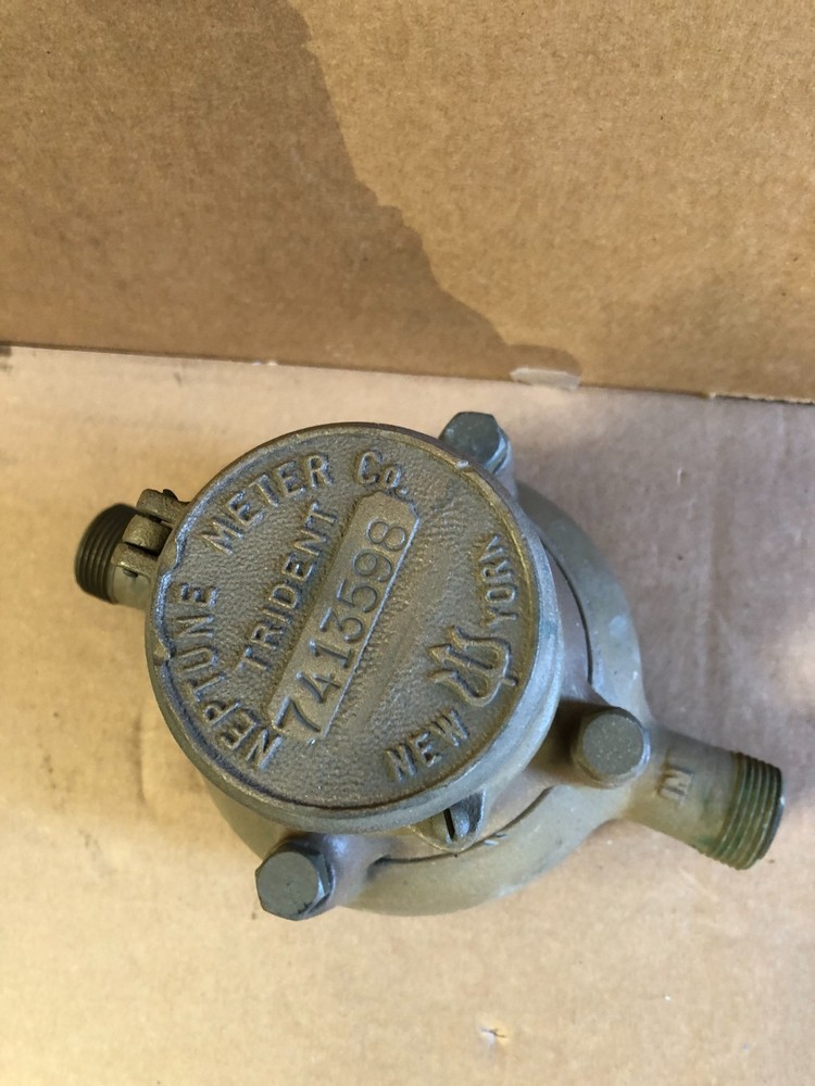 Neptune Trident Water Meter 3/4" Brass New York