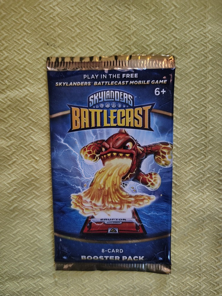 Unopened Skylanders Battlecast Loose Booster Pack