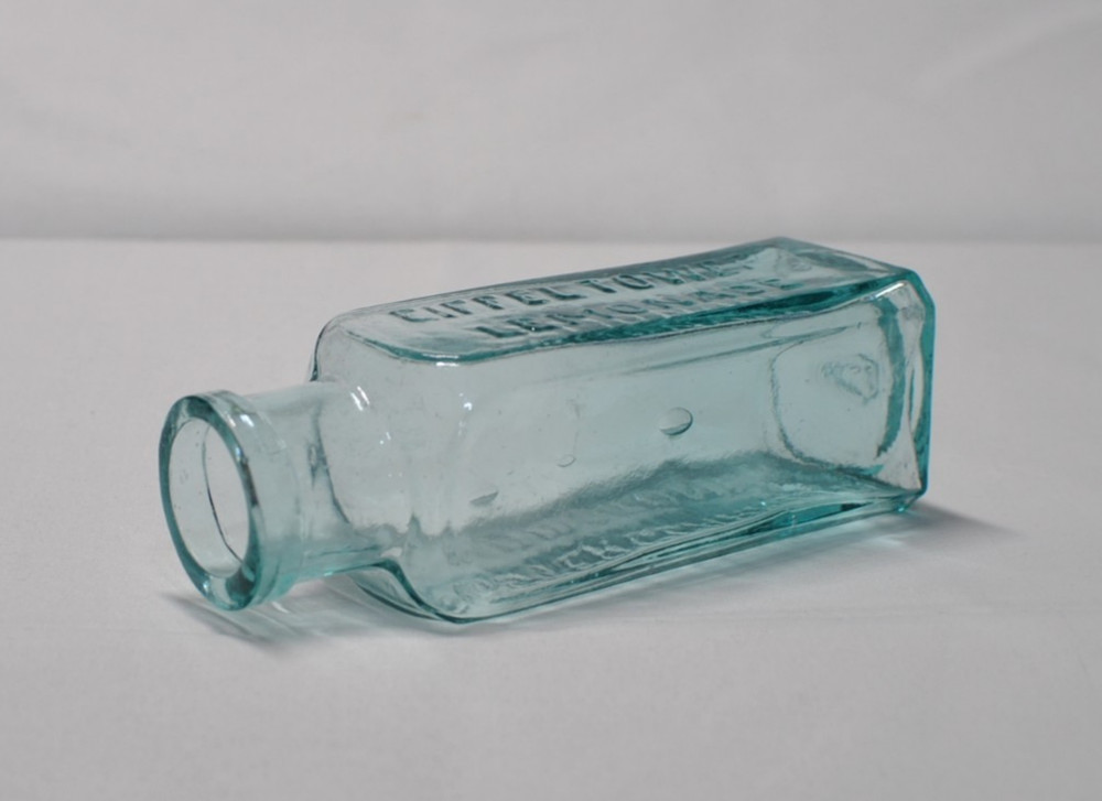 Foster Clark Ltd MAIDSTONE / Eiffel Tower LEMONADE / Bottle Aqua Blue