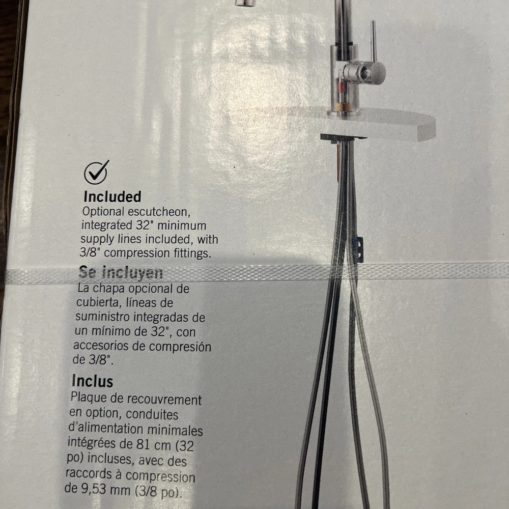 NEW! Delta 19810-DST Chrome Single-Handle Pulldown Kitchen Faucet Free S&H!