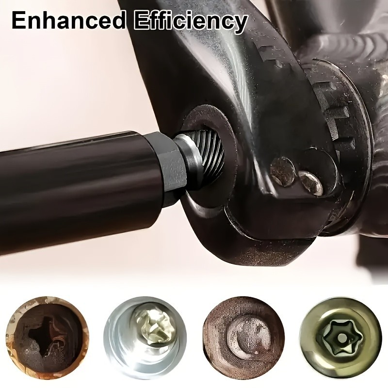10-Piece Screw Extractor Set - For Removing Damaged Screws, Multiple Sizes