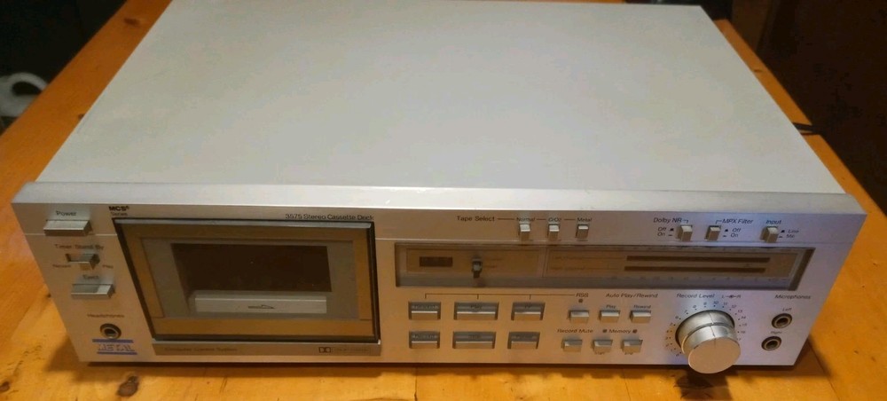 MCS Modular Component Systems Cassette Deck 683-3575 - WORKS - w/ORIGINAL BOX!