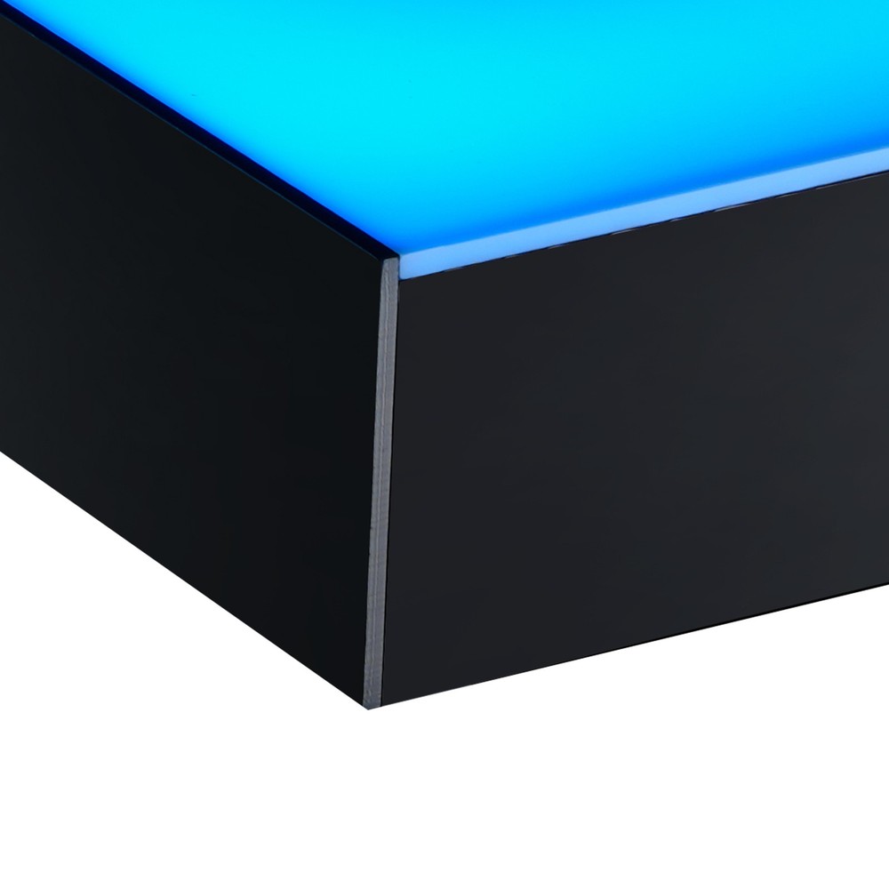 Multicolor LED Wine Bottle Display Shelf w/ Remote & App Control