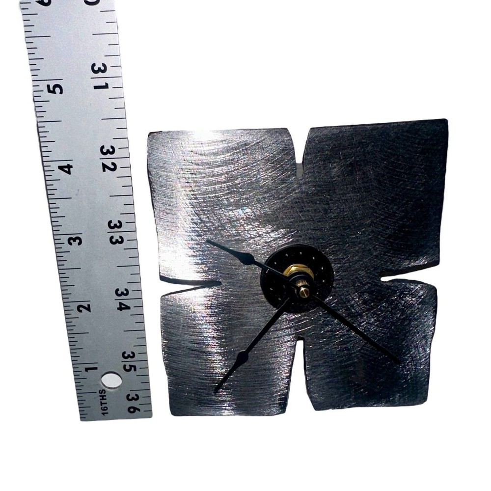 Gen X Steel Table, Desk & Shelf Clock by Metallic Evolution