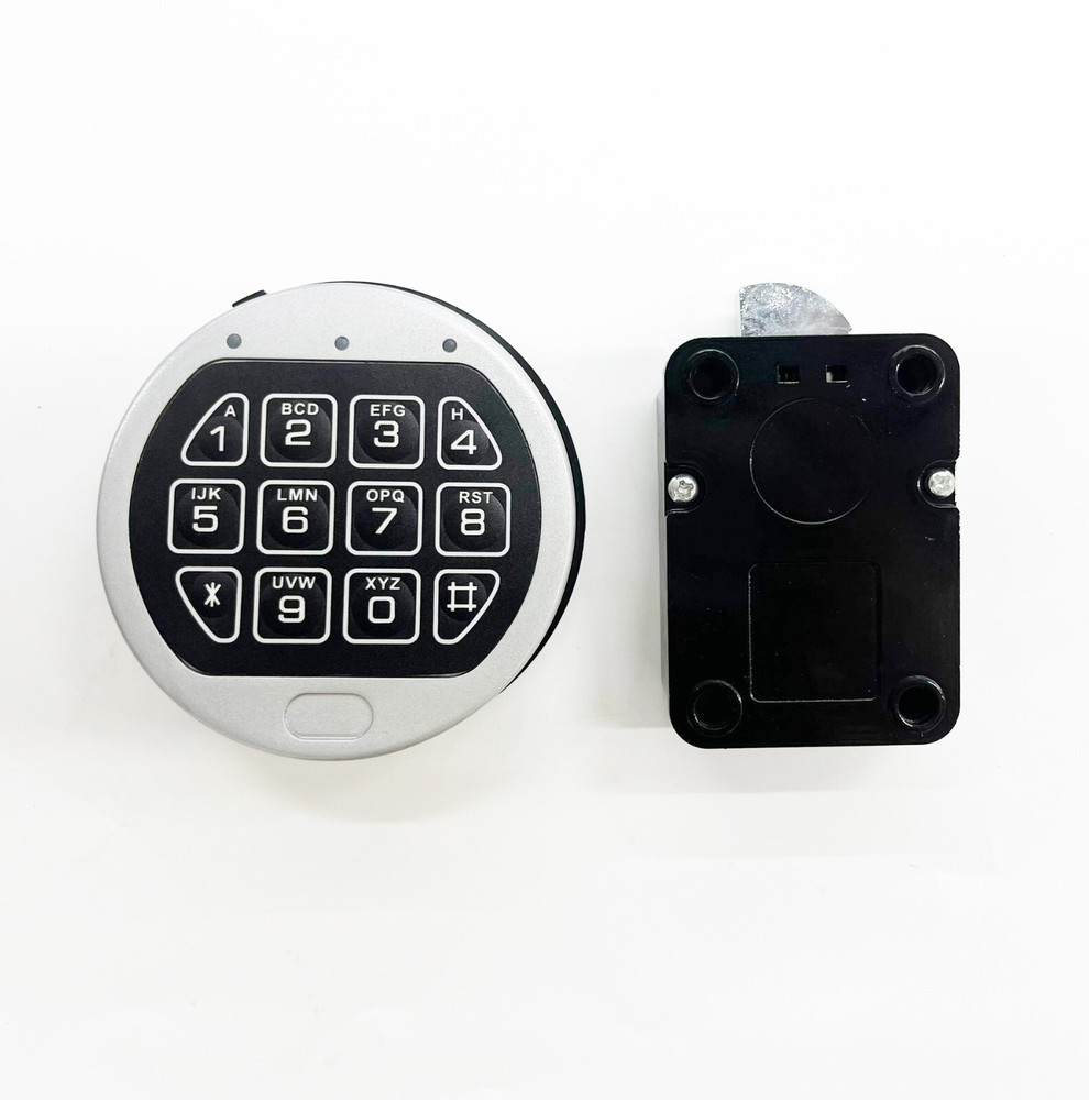 Gun Safe Lock Replacement Chrome Keypad Electronic Safe Lock With Swing Bolt