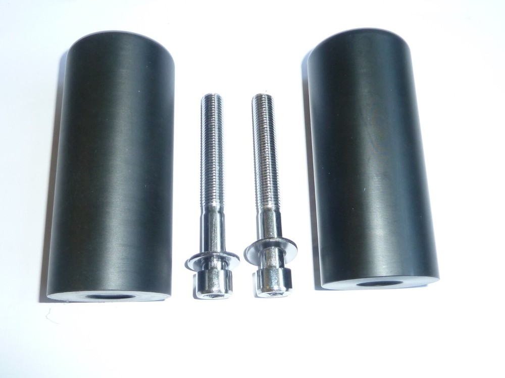 PAIR OF UNIVERSAL FRAME FAIRING CRASH MUSHROOMS FRAME SLIDERS PROTECTOR BUNGS
