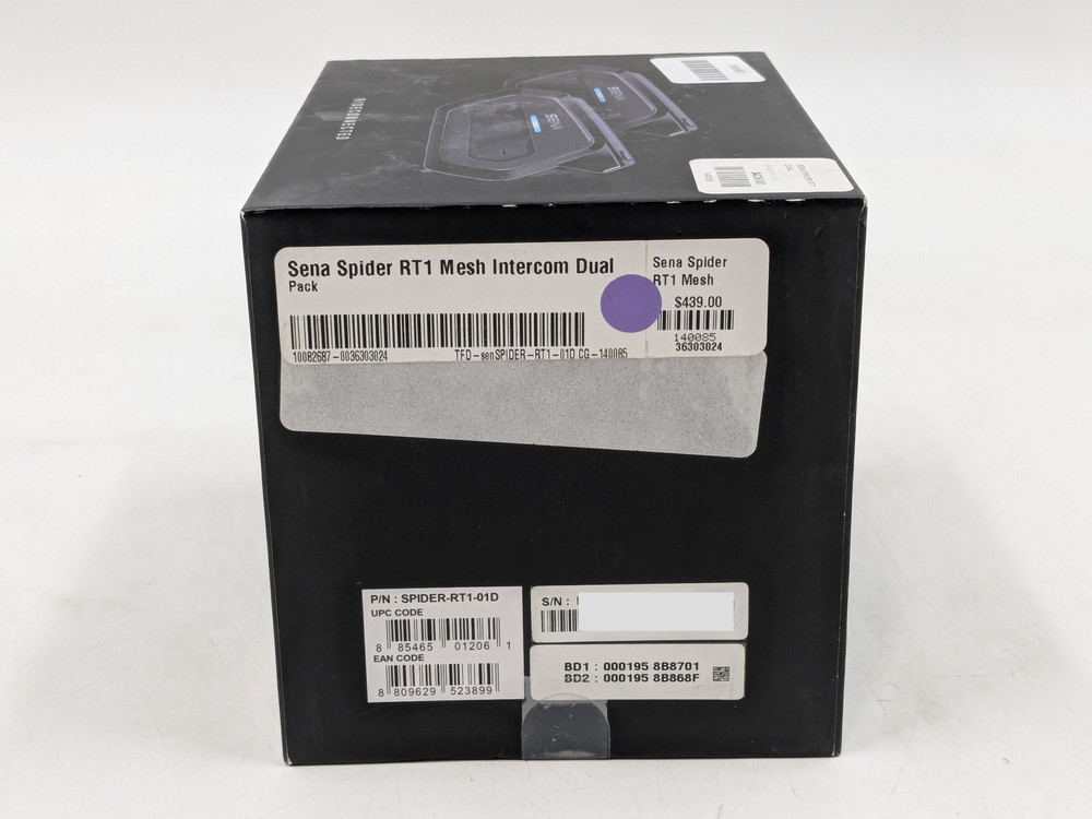 Sena Spider RT1 Motorcycle Mesh Communication System - Dual (SPIDER-RTI-01D)