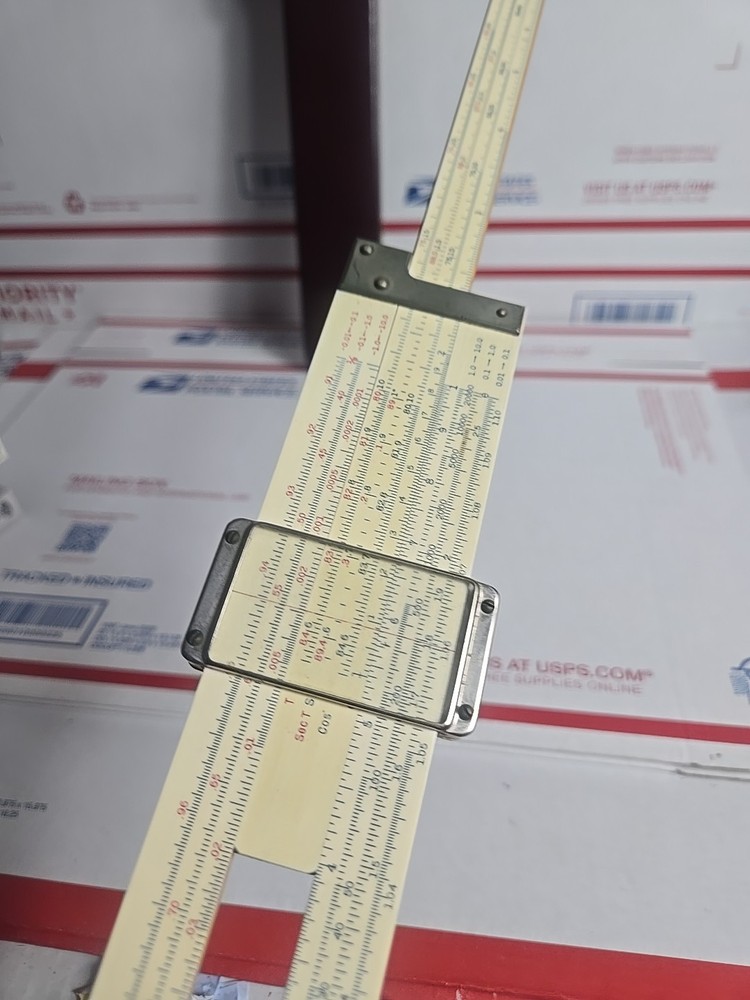 Post 1460 Versalog Slide Rule + Case