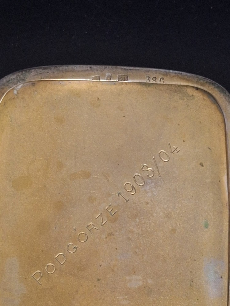 Real Silver 800 German Cigarette Case