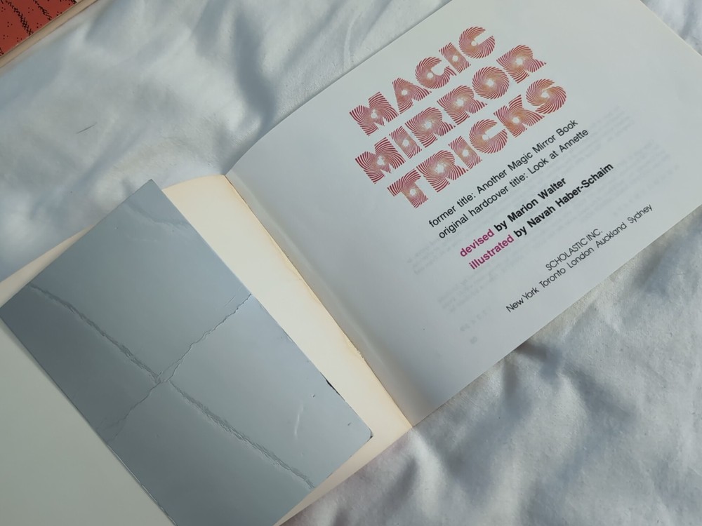 2 Books - Mirror Magic By Seymour Simon Magic Mirror Tricks