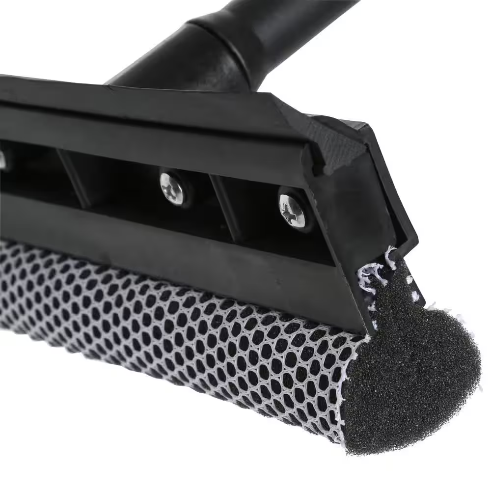 HDX 8 Car Window Windshield Squeegee Head with 16" Handle, 2-sided