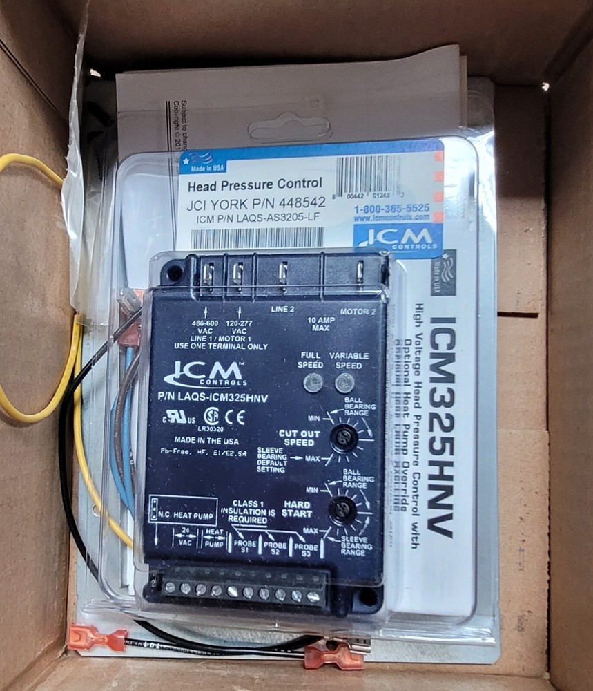 S1-2LA04701024 York Low Ambient Kit, LOW AMBIENT CONTROL REPLACEMENT KIT