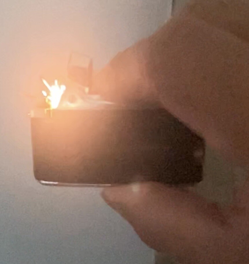 Vintage Ronson Adonis Leather Wrapped Varaflame Lighter