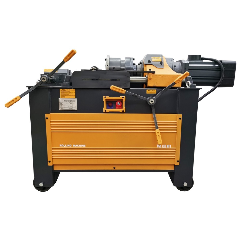 220V 3KW 0.6"-1.6"Thread Roller Rebar Thread Stripping Rib Rolling Machine